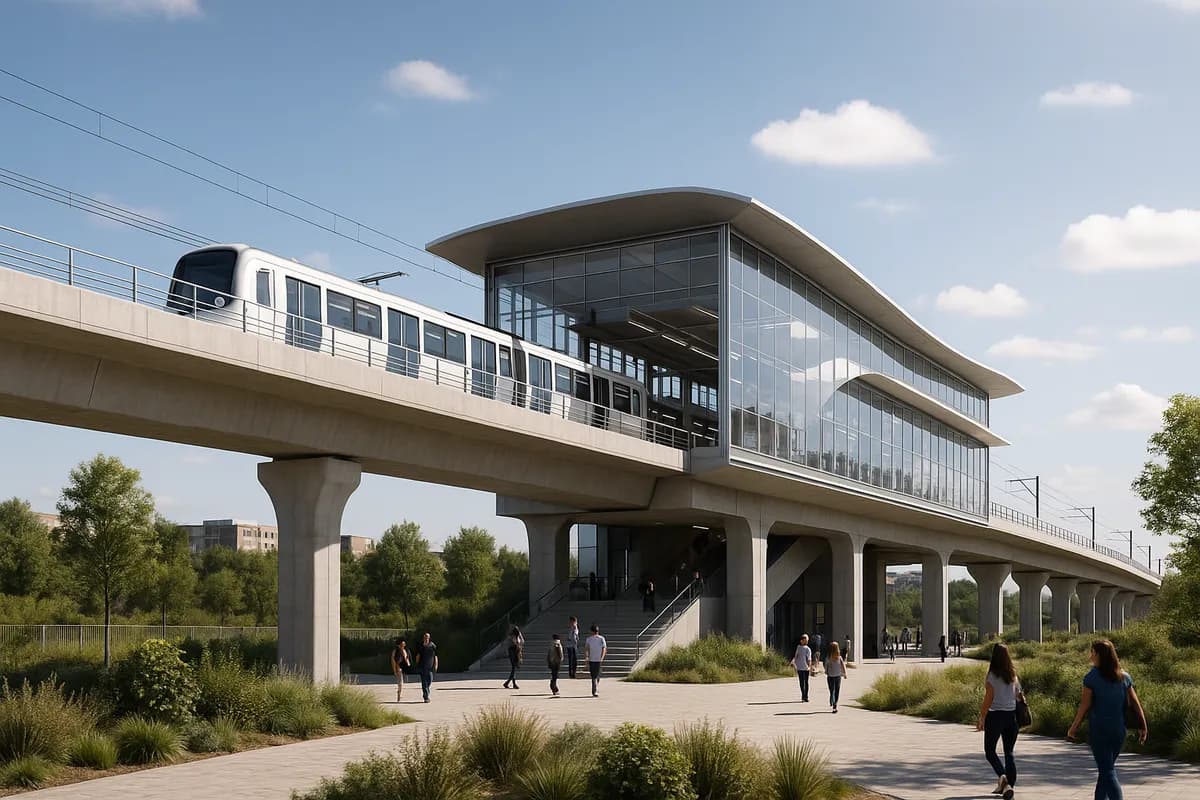 MOE – Construction des gares aériennes Ligne 18